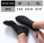 CS CELERSPORT 6 Pack Men's Running Ankle Socks with Cushion, Low Cut Athletic Sport Tab Socks - Image 3