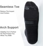 CS CELERSPORT 6 Pack Men's Running Ankle Socks with Cushion, Low Cut Athletic Sport Tab Socks - Image 5