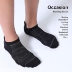 CS CELERSPORT 6 Pack Men's Running Ankle Socks with Cushion, Low Cut Athletic Sport Tab Socks - Image 7