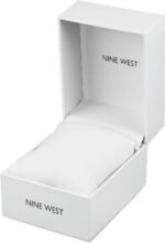 Nine West Women's Floral Dial Mesh Bracelet Watch - Image 5