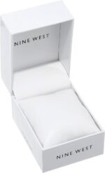 Nine West Women's Floral Dial Mesh Bracelet Watch - Image 6