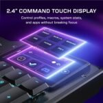 Turtle Beach Command Series KB5 Full-Sized Mechanical Gaming Keyboard with 2.4” Touchscreen, Titan Low-Profile Switches, 8K Polling, RGB Lighting, Double Shot PBT Keycaps - Image 3