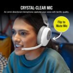 Corsair HS65 Wireless Multiplatform Gaming Headset with Bluetooth - Dolby Audio 7.1 - Omni-Directional Microphone - iCUE Compatible - PC, Mac, PS5, PS4, Mobile - White - Image 6