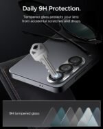 Spigen Camera Lens Screen Protector [GlasTR EZ Fit Optik Pro] Designed for Galaxy S26 [Case Friendly][2 Pack] - Image 4