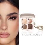Warm Peach Nude Eyeshadow Palette – Matte & Shimmer High Pigment Blendable Long-Lasting Everyday Eye, Champagne Glow & Warm Neutral Contour Makeup Palette, Perfect for Blue, Green & Brown Eyes - Image 4