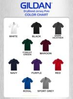 Gildan Custom Polo Shirts - Personalized Short Sleeve Golf Shirt for Adult Men Women Unisex - Add Your Image, Text, or Photo - Image 5