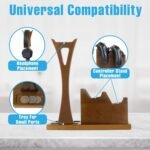 Game Controller Holder Gifts for Gamers to Organize Gaming Accessories & Headphone Holder, Unique Gamer Gifts Headset Stand Controllers Holders, Stylish Controller Stand Gaming Equipment - Image 6