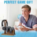 Game Controller Holder Gifts for Gamers to Organize Gaming Accessories & Headphone Holder, Unique Gamer Gifts Headset Stand Controllers Holders, Stylish Controller Stand Gaming Equipment - Image 8