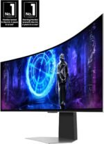 Samsung 49-Inch Odyssey G9 (G95SD) Series QD-OLED G-Sync Compatible Curved Gaming Monitor, 240Hz, 0.03ms, Dual QHD, Glare Free, FreeSync Premium Pro, Ergonomic Stand,LS49DG956SNXGO,2024, 3 Yr Warranty - Image 3
