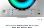 Samsung 49-Inch Odyssey G9 (G95SD) Series QD-OLED G-Sync Compatible Curved Gaming Monitor, 240Hz, 0.03ms, Dual QHD, Glare Free, FreeSync Premium Pro, Ergonomic Stand,LS49DG956SNXGO,2024, 3 Yr Warranty - Image 4