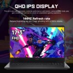 HP OMEN 17.3 RTX 5070 AI Gaming Laptop, 17.3" FHD 144Hz, AMD Ryzen AI 9 365, 64GB DDR5 RAM, 2TB SSD, RGB Backlit KB, Low Blue Light, Bundle with Thunderobot 7 in-1 USB-C Hub, Windows 11 Pro - Image 5