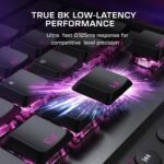 Turtle Beach Command Series KB7 TKL Wired Gaming Keyboard, 4.3” Touchscreen Command Display, Titan Low-Profile Hall Effect Switches, Double Shot PBT Keycaps, True 8K Polling, PerKey RGB Lighting - Image 5