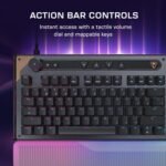 Turtle Beach Command Series KB7 TKL Wired Gaming Keyboard, 4.3” Touchscreen Command Display, Titan Low-Profile Hall Effect Switches, Double Shot PBT Keycaps, True 8K Polling, PerKey RGB Lighting - Image 6