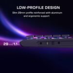 Turtle Beach Command Series KB7 TKL Wired Gaming Keyboard, 4.3” Touchscreen Command Display, Titan Low-Profile Hall Effect Switches, Double Shot PBT Keycaps, True 8K Polling, PerKey RGB Lighting - Image 7