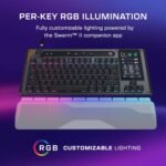 Turtle Beach Command Series KB7 TKL Wired Gaming Keyboard, 4.3” Touchscreen Command Display, Titan Low-Profile Hall Effect Switches, Double Shot PBT Keycaps, True 8K Polling, PerKey RGB Lighting - Image 9