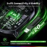 WESEARY Wireless Gaming Headset for PS5, PS4, PC, Switch & Mac, 20ms Ultra-Low Latency, 2.4GHz USB & Bluetooth 5.4 Gaming Headphones with Mic, 50H Battery Life, 3D Spatial Audio, Dynamic Lighting - Image 5