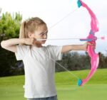 JOYIN Pink Bow and Arrow Set for Girls, LED Light Up Archery Toy Set with 9 Suction Cup Arrows, Target & Arrow Case, Christmas Indoor Outdoor Activity Toy for Kids Girls Ages 3-12 - Image 4