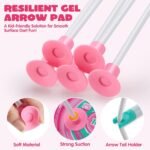 JOYIN Pink Bow and Arrow Set for Girls, LED Light Up Archery Toy Set with 9 Suction Cup Arrows, Target & Arrow Case, Christmas Indoor Outdoor Activity Toy for Kids Girls Ages 3-12 - Image 9