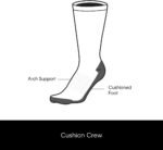 Calvin Klein Mens Crew Socks - 5 Pack Breathable Cushion Crew Athletic Mid-Calf Socks for Men for Running and Workout (7-12) - Image 4