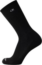 Calvin Klein Mens Crew Socks - 5 Pack Breathable Cushion Crew Athletic Mid-Calf Socks for Men for Running and Workout (7-12) - Image 7