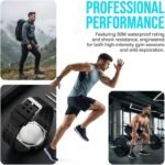 LYMFHCH Men's Digital Watch, Sports Waterproof Military Watches for Men LED Casual Stopwatch Alarm Tactical Army Watch - Image 5