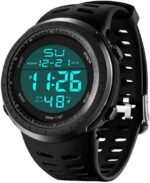 LYMFHCH Men's Digital Watch, Sports Waterproof Military Watches for Men LED Casual Stopwatch Alarm Tactical Army Watch - Image 10