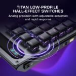 Turtle Beach Command Series KP7 Gaming Keypad - Compact Programmable Design, Extendable Thumb Bar, Programmable Wheel, Rapid Trigger Hall Effect Switches, 8K Polling, Double Shot PBT Keycaps - Image 5