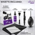 Altura Photo Camera Cleaning Kit - Lens Cleaner Spray, Brush, Pen, Blower, Microfiber Cleaning Cloths, Tissue Wipes for Canon Nikon Sony Fuji Olympus Pentax Sigma Tamron DSLR & Mirrorless Cameras - Image 7