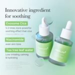 Medicube Exosome Cica Tea Tree Ampoule for Sensitive Skin with Centella Asiatica help reduce redness and breakouts. Low-irritating, Moisturizing & Soothing Serum | Korean Skincare | 30ml - Image 4