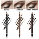 12 Pcs Dark Brown Eyebrow Pencil Eyeliner Makeup，Soft Textured，Easy to Color，Waterproof，Long Lasting Eyebrow Tint Pen for Fills in Sparse Areas and Gaps Create a Natural Eye Brow - Image 6
