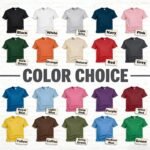Bulk Custom T Shirts with Logo/Photo/Text,Customized T Shirts for Men Women,Personalized Cotton Tee Front/Back Print - Image 5