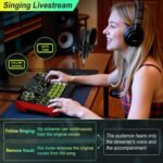 G9 Podcast Equipment Bundle with Audio Mixer for Streaming Singing, 3.5mm Condenser Microphone Kit, Voice Changer, Noise Reduction, Bluetooth, Plug & Play for PC, Phone, TikTok, YouTube - Image 7