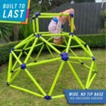Eezy Peezy Climber with Top - Active Indoor Outdoor Play Set Climbing Dome Equipment Toys - Fun for Kids Ages 3 to 6 Years Old, Green and Blue - Image 4