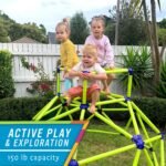 Eezy Peezy Climber with Top - Active Indoor Outdoor Play Set Climbing Dome Equipment Toys - Fun for Kids Ages 3 to 6 Years Old, Green and Blue - Image 5