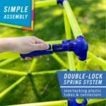 Eezy Peezy Climber with Top - Active Indoor Outdoor Play Set Climbing Dome Equipment Toys - Fun for Kids Ages 3 to 6 Years Old, Green and Blue - Image 6