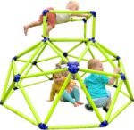 Eezy Peezy Climber with Top - Active Indoor Outdoor Play Set Climbing Dome Equipment Toys - Fun for Kids Ages 3 to 6 Years Old, Green and Blue - Image 8