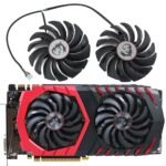 2PCS PLD10010S12HH DC12V 0.40A 4PIN for MSI RX470 480 570 580 GTX1080Ti 1080 1070 1060 Gaming Graphics Card Cooler Fan - Image 2