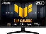 ASUS TUF Gaming Series 5 24.5” 1080P Monitor (VG259QM5A) – Full HD, Fast-IPS, 240Hz, 0.3ms, G-SYNC Compatible, FreeSync Premium, 99% sRGB, DisplayWidget, Gaming AI, 3 yr Warranty - Image 2