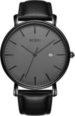 BUREI Men Wrist Watches Fashion Minimalist Analog Quartz Waterproof Watches for Men - Image 2