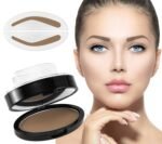 Boobeen Eyebrow Seal Stamp Powder - Waterproof 3 Seconds Eye Make Up Nature Coloring Kit - Creates Natural Looking Brows for Makeup Beginners - Image 2