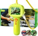 Borescope Camera with Light for Kids, Ashfly STEM Science Educational Toy for 3 4 5 6 7 8 Years Old Boys & Girls, 2.4" Screen Snake Scope Camera for Birthday Outdoor Camping Nature Exploration-Green - Image 2