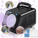 Bubble Machine Automatic Bubble Blower for Kids: Battery Operated Bubble Maker for Toddlers 1-3 | 20000+ Bubbles Per Min Contain 6 AA Battery | Outdoor Toys for Parties Birthday Wedding - Image 2