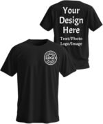 Bulk Custom T Shirts for Men Women, Personalized T Shirt with Your Own Text Logo Photo Name, Customized Cotton T-Shirts - Image 2