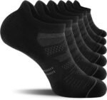 CS CELERSPORT 6 Pack Men's Running Ankle Socks with Cushion, Low Cut Athletic Sport Tab Socks - Image 2