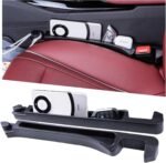 Car Seat Gap Filler Organizer 2 Pack, 3in1 Carseat Side Gap Plug with Filler, Organizer & Hook Functions, Gap Space Stopper Universal Fit Car SUV Truck Fill the Gap Between Seat & Console, Black - Image 2