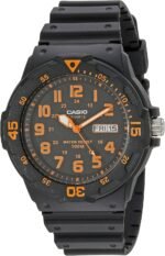 Casio MRW200H Series | Unisex Analog Watch | 100M WR | Stainless Steel Case | Resin Band | 2 Hand Analog (HR, Min, SEC) | Date Display | Screw Down Crown/Screw Down Caseback | 3 Year Battery - Image 2