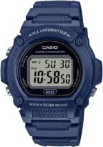 Casio W219H Series | Men’s Digital Watch | 50M WR | LED Illuminator | 100 SEC Chronograph | 1/100 SEC Stopwatch | Daily Alarm | Hourly Time Signal | Auto Calendar | 7 Year Battery - Image 2