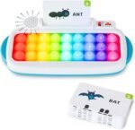 Chuckle & Roar Pop It! ABC & Spelling Keyboard – Interactive Alphabet & Sight Word Learning Toy with LED Lights, Soft Sensory Keys, 3 Grow-with-Me Modes, Screen-Free Educational Toy for Kids - Image 2