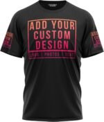 Custom Shirts for Men and Women – Personalized Customized Shirt with Your Design Text or Image Unisex Casual Tee - Image 2