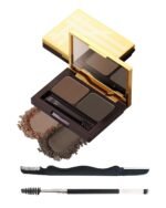 Eyebrow Powder Makeup Kit,2 Colors Waterproof Long Lasting Brown/Grey Eye Brow Tinting Powder Palette,Professional Eyebrow Filler Makeup Gifts for Women with Mirror Brow Brush & Razor-Set 02# - Image 2
